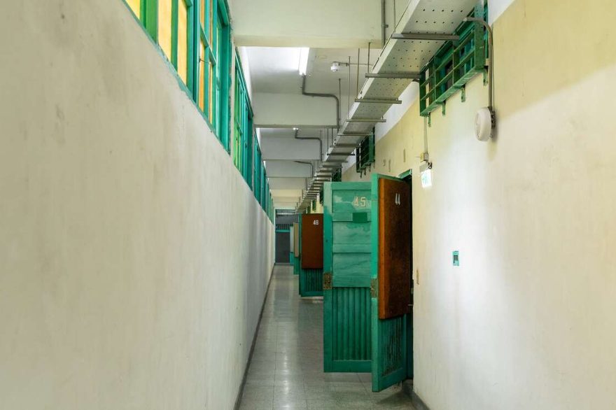 A former detention block at Jing-Mei White Terror Memorial Park, Taipei